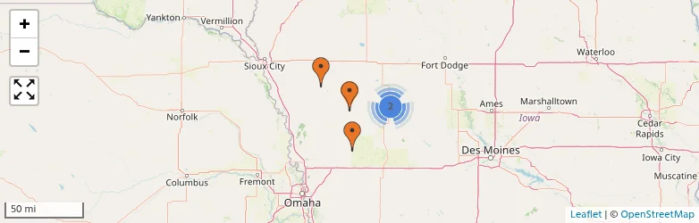 Related schools map