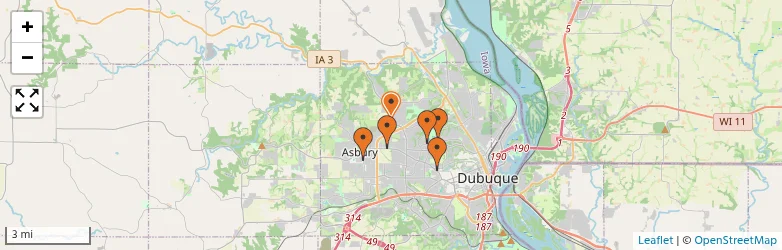 Related schools map