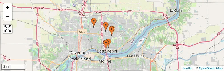 Related schools map