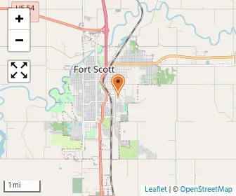 Map of Fort Scott Christian Heights