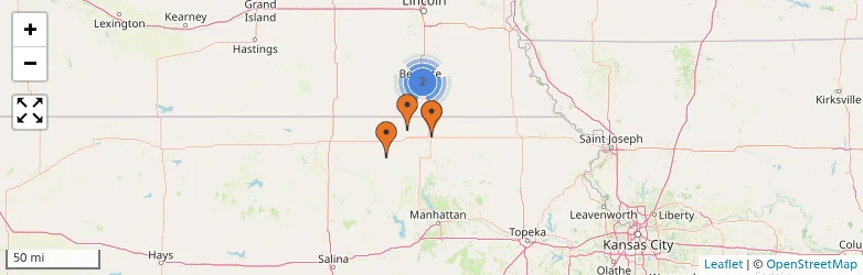 Related schools map