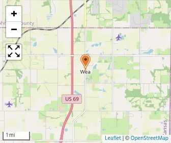 Map of Holy Rosary - Wea Catholic School