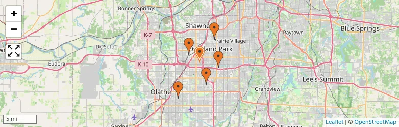 Related schools map