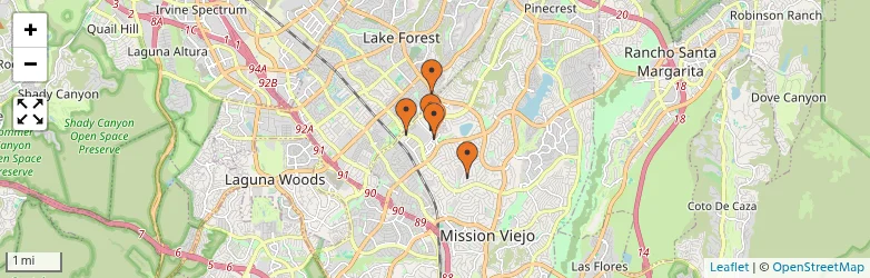 Related schools map