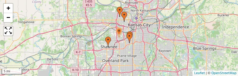 Related schools map