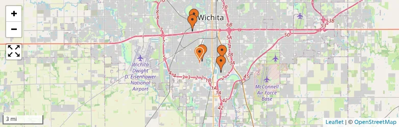 Related schools map