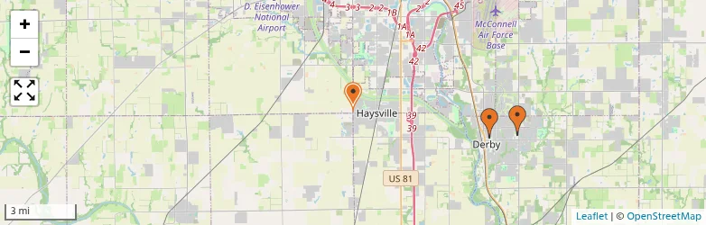 Related schools map