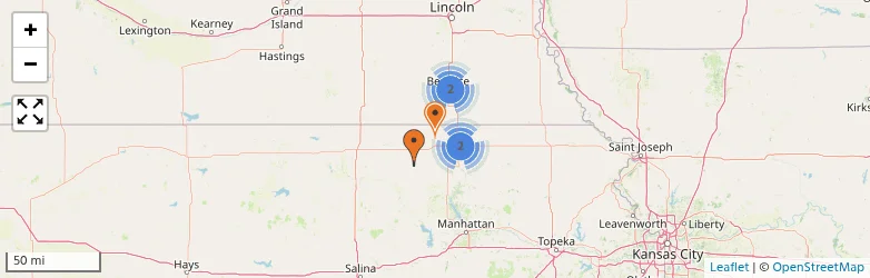 Related schools map