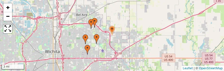 Related schools map