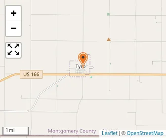 Map of Tyro Community Christian School
