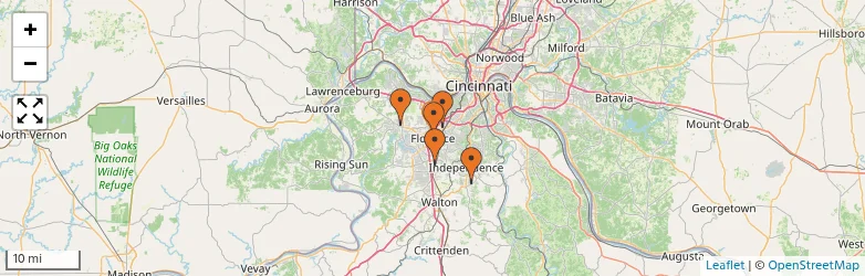Related schools map