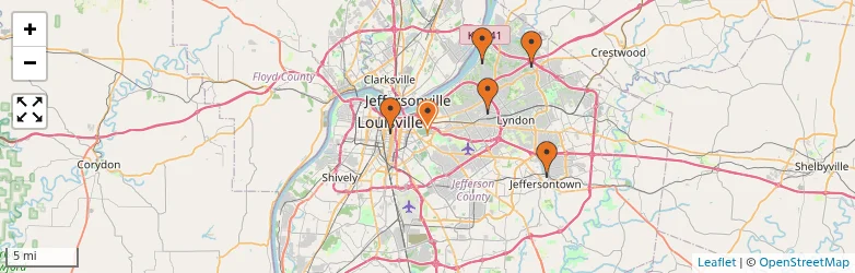 Related schools map
