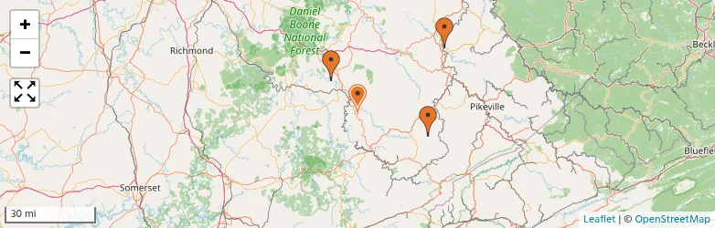 Related schools map