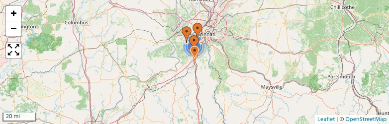 Related schools map