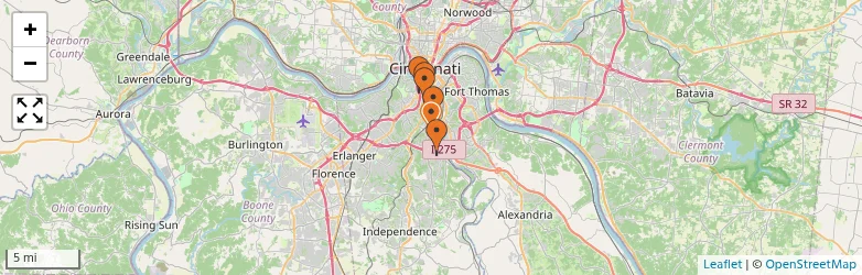 Related schools map