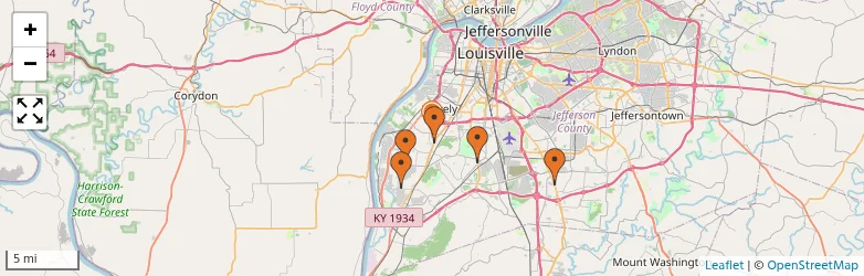 Related schools map