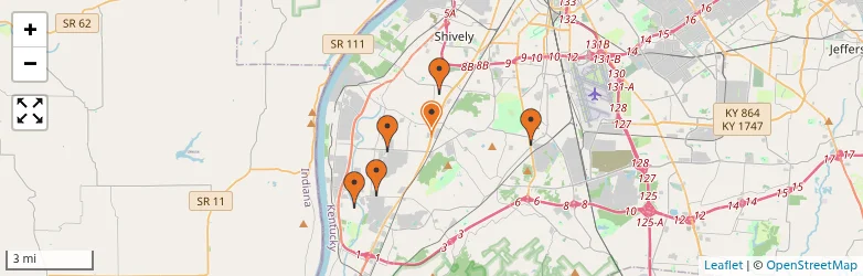 Related schools map