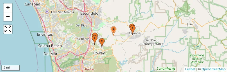 Related schools map
