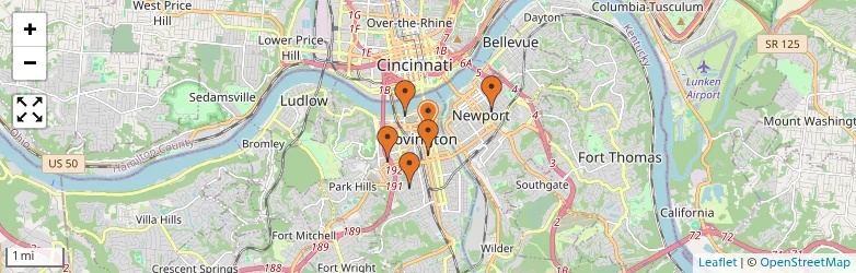 Related schools map