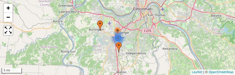 Related schools map