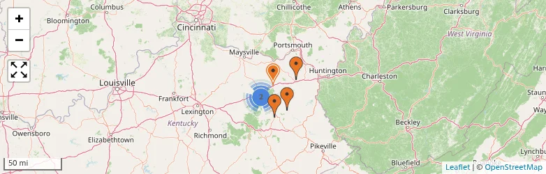 Related schools map
