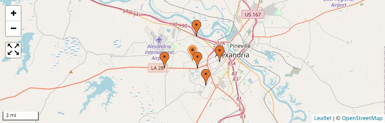 Related schools map