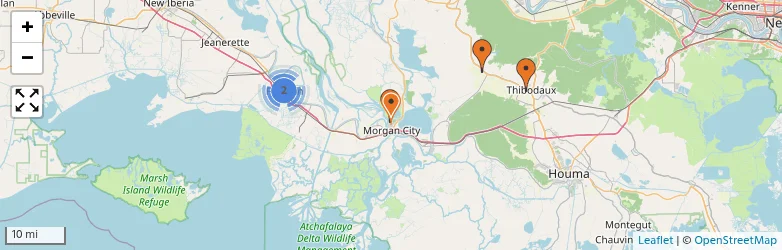 Related schools map