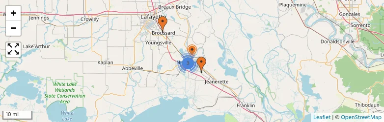 Related schools map