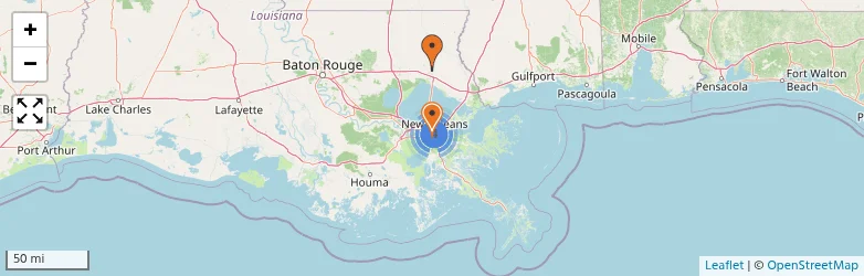 Related schools map