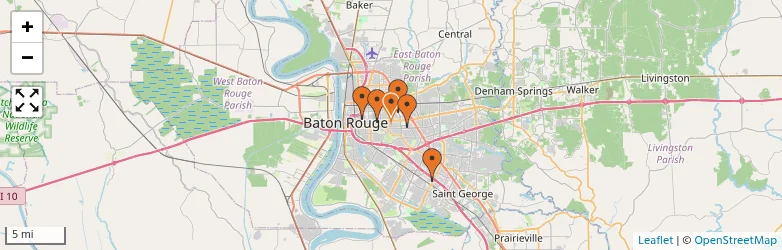 Related schools map