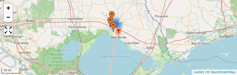 Related schools map
