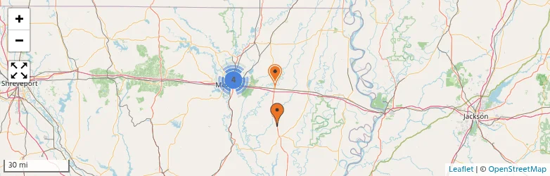 Related schools map
