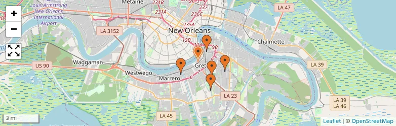 Related schools map