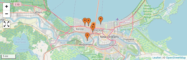 Related schools map