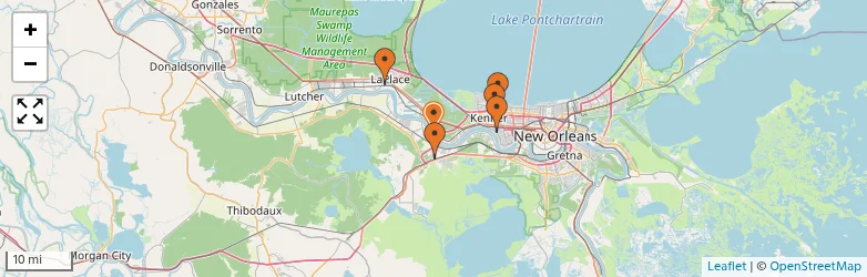 Related schools map