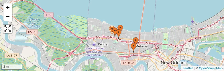 Related schools map
