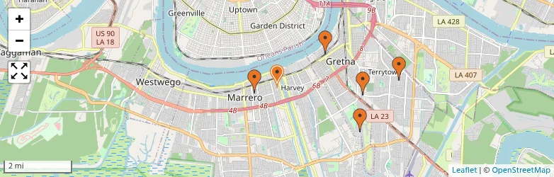 Related schools map