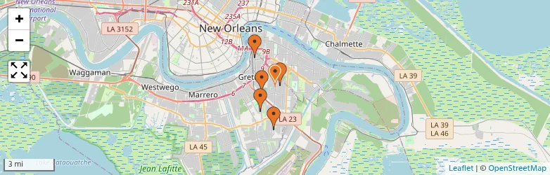 Related schools map