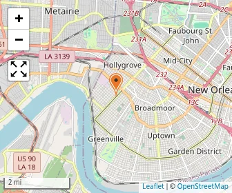 Map of Stuart Hall School
