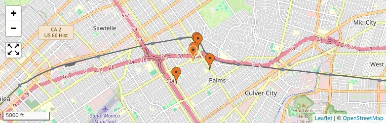 Related schools map