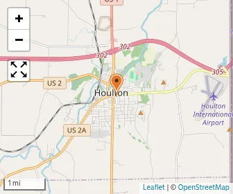 Map of Greater Houlton Christian Academy
