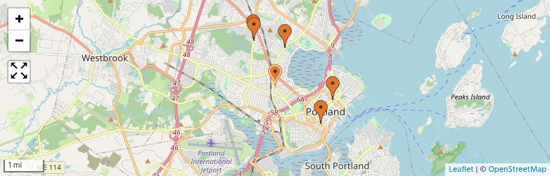 Related schools map
