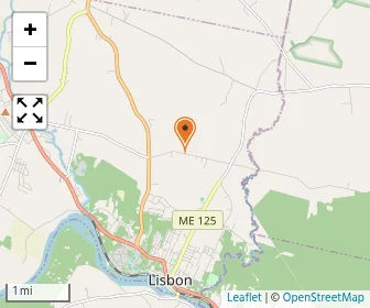Map of Lisbon Falls Christian Academy