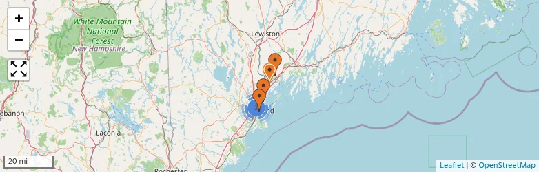 Related schools map