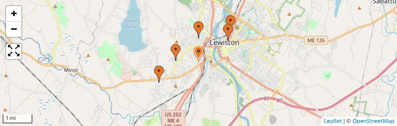 Related schools map