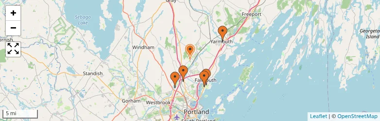 Related schools map