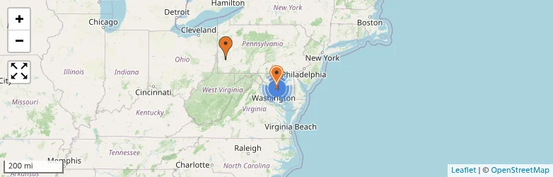 Related schools map