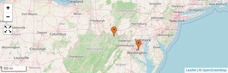 Related schools map
