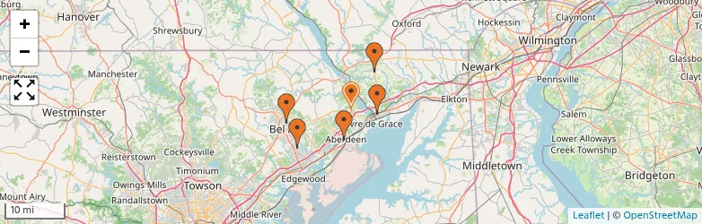 Related schools map