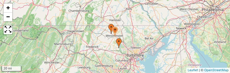 Related schools map
